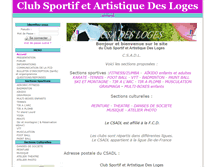 Tablet Screenshot of csadl.sitego.fr