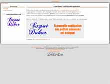 Tablet Screenshot of expatdakar.sitego.fr