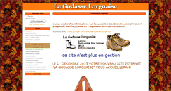 Desktop Screenshot of la-godasse-lorguaise.sitego.fr