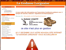 Tablet Screenshot of la-godasse-lorguaise.sitego.fr