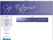 Tablet Screenshot of capentreprise.sitego.fr
