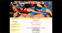 Desktop Screenshot of ecoletriathlonchambery.sitego.fr