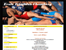 Tablet Screenshot of ecoletriathlonchambery.sitego.fr