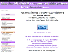 Tablet Screenshot of chance-aide.sitego.fr