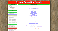 Desktop Screenshot of groupe-animation-gt.sitego.fr