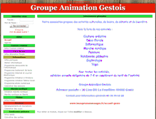 Tablet Screenshot of groupe-animation-gt.sitego.fr