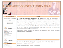Tablet Screenshot of ligue-aikido-normandie-ffab.sitego.fr