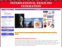 Tablet Screenshot of kenji-do.sitego.fr
