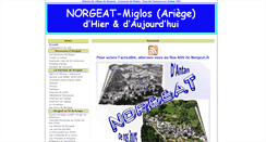 Desktop Screenshot of norgeat-miglos.sitego.fr