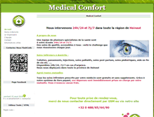 Tablet Screenshot of medical-confort.sitego.fr