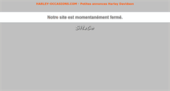 Desktop Screenshot of harley-usa-occasions.sitego.fr